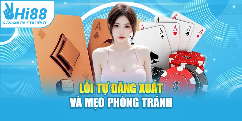 Lỗi tự đăng xuất và mẹo phòng tránh